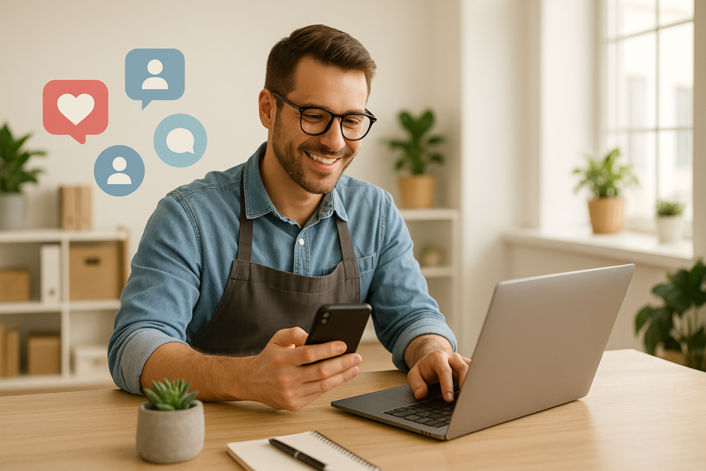 Social media for small business building trust with customers